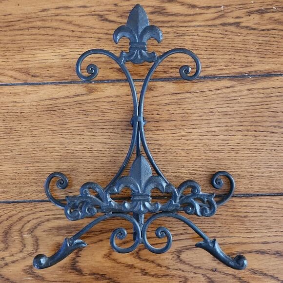 Eiffel Towel Paris decorative ceramic plate with metal plate holder - Picture 4 of 11